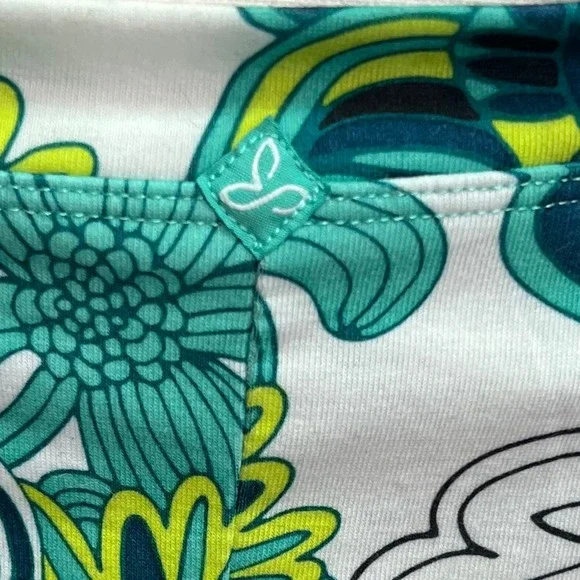 Prana Womens Green Floral Paisley Halter T-Back Athletic Sun Surf Yoga Dress SM - Picture 10 of 10